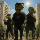 Витя Матанга, Тяжелый - Динозавp